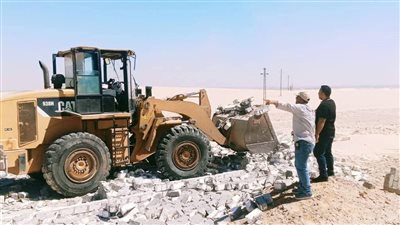 إزالة 626 حالة تعدٍ على الأراضي الزراعية وأملاك الدولة بالمنيا 