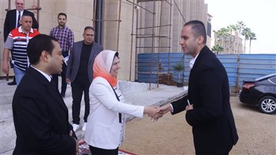نائب محافظ دمياط تستقبل نائب وزير الصحة في مستهل جولته الميدانية 