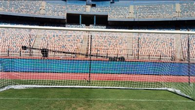 ستاد القاهرة في أبهى صورة قبل استقبال قمة الأهلي والزمالك