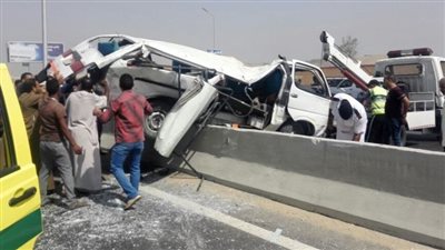 مصرع شخص وإصابة 10 إثر انقلاب ميكروباص بالقليوبية والنيابة تصدر قرار عاجل