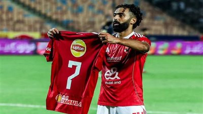 غياب حسين الشحات عن الأهلي لمدة أسبوعين بسبب الإصابة