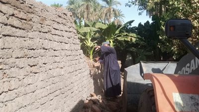 بالصور.. تنفيذ إزالة حالتين تعد على الأراضي الزراعي في الأقصر