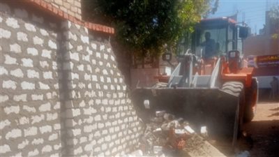 «مدينة إسنا» تشن حملة لإزالة التعديات على أراضي الدولة بالأقصر (صور)