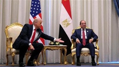 السيسي يطالب ترامب بدعم مؤتمر إعادة إعمار غزة