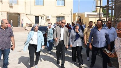 محافظ المنيا يتابع الأعمال الإنشائية للمركز التكنولوجي ببني مزار 