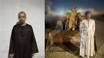 ضبط «سائق اللودر» المتورط في هدم واجهات المحال التجارية بقنا