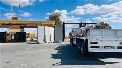 الهلال الأحمر المصري: اليوم إدخال أكثر من 400 شاحنة مساعدات إلى غزة 