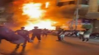 الدفع بـ3 سيارات إطفاء للسيطرة على حريق مطعم بالعمرانية 