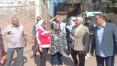 وكيل صحة القليوبية يتفقد القافلة الطبية المجانية بمركز شباب مرصفا