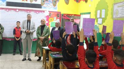 تفاصيل جولة رئيس الإدارة المركزية للتعليم العام بمدارس الجيزة