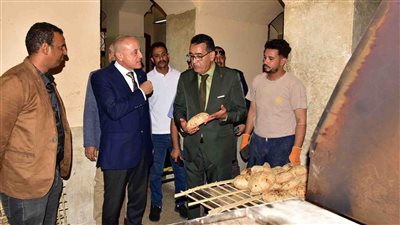 «محافظ الأقصر» يتفقد المنشآت الخدمية ومشروعات الدعم التمويني بمدينة طيبة (صور)