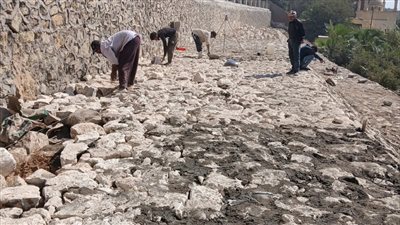 متابعة مكثفة من محافظ الغربية لأعمال تطوير كورنيش كفر الزيات