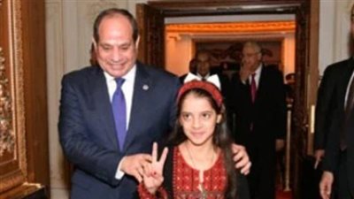 من تحت الركام لمقعد بجوار الرئيس.. الطفلة الفلسطينية ريتاج التي أبكت المصريين