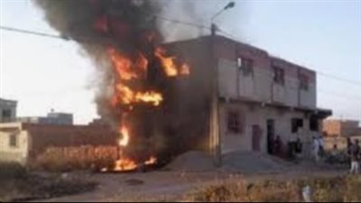 السيطرة على حريق منزل بإحدى القرى في أبو النمرس 