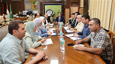 محافظ المنوفية يناقش نسب إنجاز مشروعات الخطة الاستثمارية 