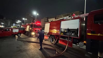 حريق هائل داخل شقة سكنية بمصر الجديدة| صور