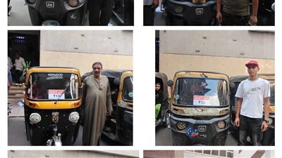 محافظ الجيزة يتابع أعمال ترقيم مركبات “التوك توك” بالعمرانية