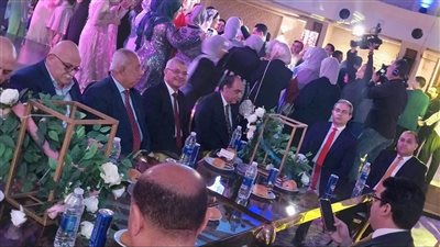 نقيب الإعلاميين يشهد حفل زفاف كريمة رئيس جامعة الزقازيق