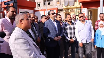 محافظ دمياط يفتتح محطة الصرف الصحى الرئيسية بشط جريبة