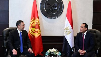 مدبولي يشارك مع رئيس الجمهورية القيرغيزية في المائدة المستديرة الاقتصادية المشتركة