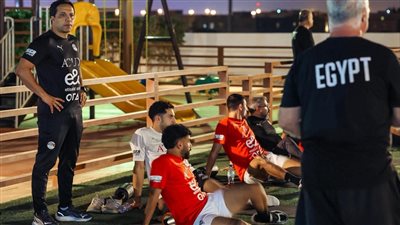 تدريبات استشفائية لمنتخب مصر استعدادًا لودية أوزبكستان
