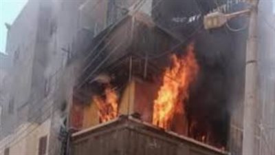 قوات الحماية المدنية تسيطر على حريق شقة سكنية بفيصل