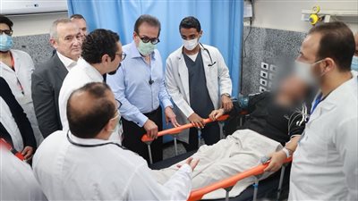 وزير الصحة يفتتح تطوير قسم الاستقبال والطوارئ بمعهد القلب القومي 