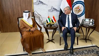 وزير البترول يبحث مع سفير الإمارات تعزيز التعاون والشراكة في قطاع البترول والغاز