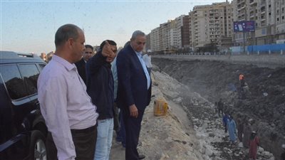 جولة ميدانية لمحافظ الغربية لمتابعة أعمال تطوير محور محلة منوف