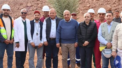  وزير الكهرباء يتفقد سير العمل بالمركز الحقلى التابع لهيئة المواد النووية بـ أبو زنيمة