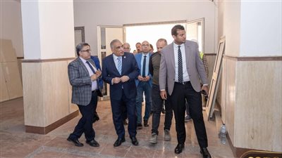 بالصور..جولة موسعة لرئيس جامعة طنطا لتفقد سير العمل بالمشروعات الانشائية بالجامعة