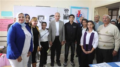 محافظ المنيا يتابع انتظام العملية التعليمية بمدرسة بني محمد سلطان الثانوية المشتركة 