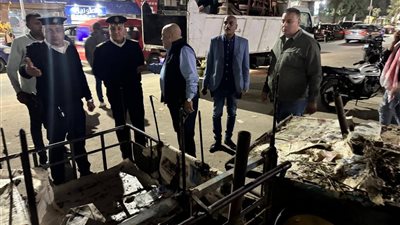 محافظة الجيزة تشن حملة ليلية مفاجئة على المقاهي والتعديات بشارع الشيشيني والمريوطية فيصل