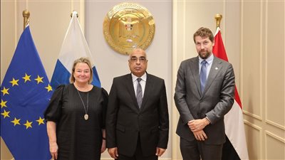  وزير العدل يستقبل مديرة مركز سيادة القانون في فنلندا