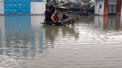  14 وفاة بينهم 6 أطفال في غزة بسبب البرد القارس والأمطار الغزيرة