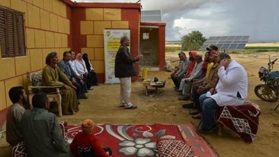 بحوث الصحراء يطلق قوافل إرشادية وبيطرية لدعم مربي الثروة الحيوانية بمنطقة المغرة