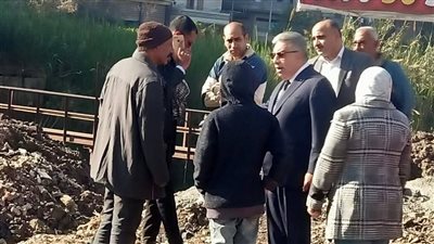 محافظ الدقهلية يتفقد أعمال إنشاء كوبري 