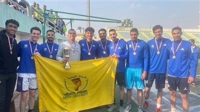جامعة المنيا تحصد المركز الأول في الطائرة والسلة بدوري المنطقة المركزية العسكرية 