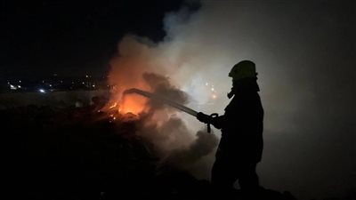 إنقاذ 9 أشخاص من حريق هائل داخل نادى صحى بالمعادى|صور