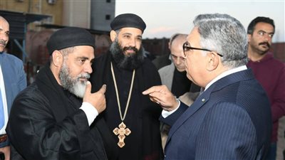 محافظ الدقهلية يتفقد أعمال رفع كفاءة الخدمات بدير القديسة دميانة في بلقاس