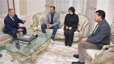 وزير الرياضة ومحافظ بورسعيد يقدمان واجب العزاء في وفاة السباح يوسف محمد ويؤكدان دعم الأسرة