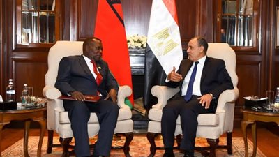تفاصيل لقاء وزير الخارجية مع نظيره المالاوي