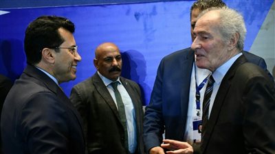 صبحي يهنأ حسن مصطفى لفوزه برئاسة الاتحاد الدولي لكرة اليد للدورة السابعة