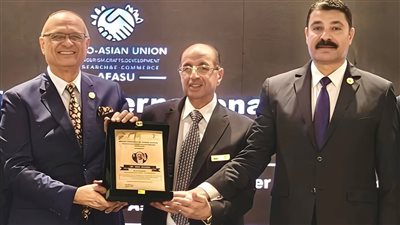 تكريم مدير عام فندق كونكورد السلام شرم الشيخ بالدرع الذهبية كأفضل مدير عام عن إفريقيا وآسيا لعام 2025