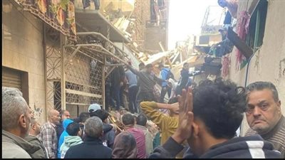  انهيار منزل في إمبابة على رأس 15 ساكنا