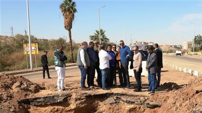 محافظ أسوان: رفع كفاءة الشوارع وإعادة الشيء لأصله بالطرق وتنفيذ أعمال التطوير 