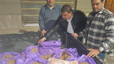 ضبط 360 كجم مفروم دجاج فاسد وغلق مخبز بدمياط 