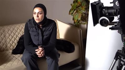 بالحجاب.. ريهام حجاج في كواليس أول أيام تصوير مسلسلها الجديد