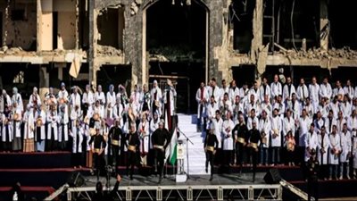 من قلب مجمع الشفاء بغزة.. نقابة أطباء مصر: نفخر بتخريج 168 طبيبا فلسطينيا 