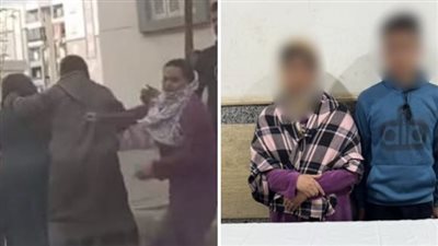 حبس طالب ووالدته بعد الاعتداء على معلمة بحدائق أكتوبر